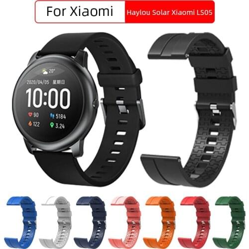Soft Silicone Strap for Xiaomi Haylou Solar Xiaomi LS05 Watch Band Wristband LS05 Rubber Strap
