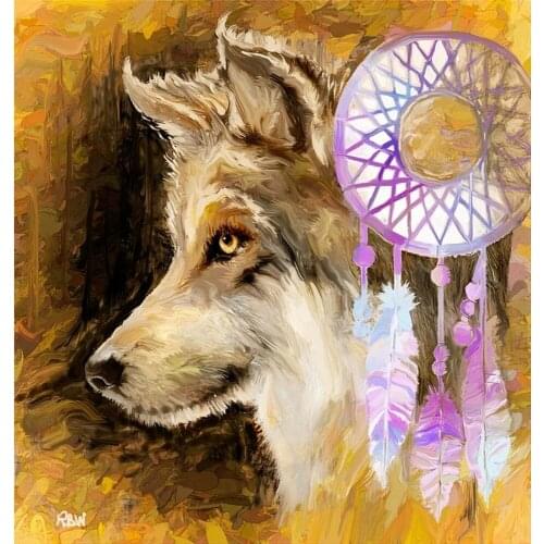 Dream Catcher Religion DIY Embroidery Cross Stitch 11CT Kits Needlework Craft Set Cotton Thread Printed Canvas Wholesale