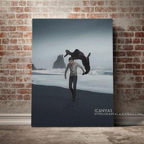 Real life art Eren Shingeki No Kyojin Decoration Prints Home Canvas Living Kids Room Bedroom Painting Wall Art Studio Poster