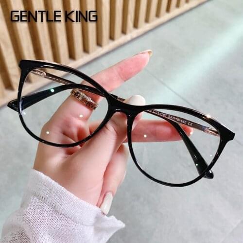 GENTLE KING TR90 Anti Blue Light Optical Glasses Frames Women Fashion Spring Leg Computer Eyeglasses