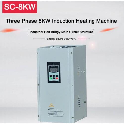 Industrial Three Phase 8KW 380V Induction Heating Machine Induction Heat Controller