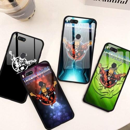 Thunderdome Hardcore Wizard Phone Case Tempered glass For xiaomi 6 8 lite se MIX2 2S Redmi 4X 5 6 6a note 4 5 6 7