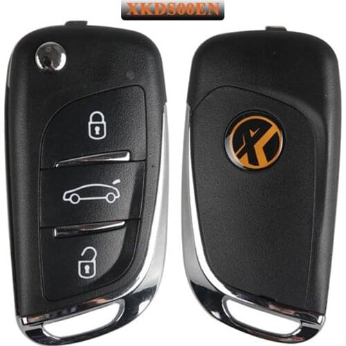 Xhorse Universal Wired Remote XKDS00EN Key for V-olkswagen DS Style 3 Buttons Support VVDI Key Tool English Version