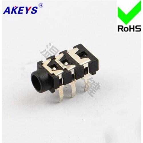 10 PCS PJ-313C power socket 3.5 headphone socket 6 foot socket 2 fixed foot 3.5MM socket base