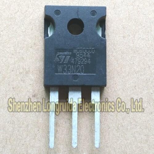 10PCS W33N20 STW33N20 TO-247 MOSFET TRANSISTOR 33A 200V