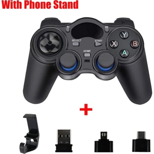 2.4G Wireless Android Gamepad Controller Joystick Joypad With OTG Converter For PS3 / Smart Phone PC For Tablet PC Smart TV Box