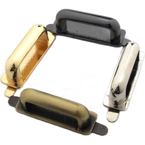 2pcs Bag Metal Anchor Arch Bridge Hanger hooks Connector Handbag Side Buckle Clips Bags Belts Strap Leather Crafts Hardware