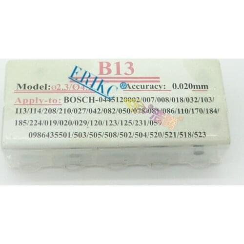 50PCS ERIKC B13 size 1.38---1.56mm Diesel Injector Repair Shims Diesel Injector Gaskets for Common Rail Injector