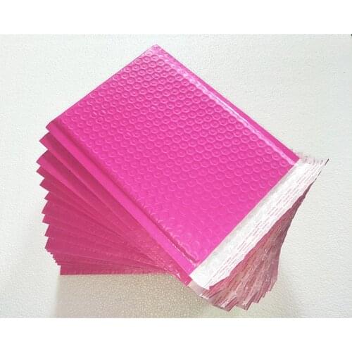 50pcs/pack outer size 180*230mm Poly bubble Mailer envelopes Rose Pink / Green use for gift package