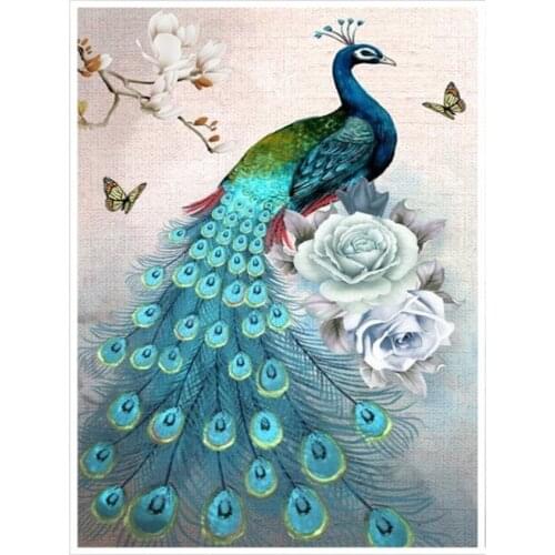 Diamond embroidery,Peacock,5d diamond painting full diamond mosaic animal 3d picture of rhinestones cross-stitch,new year gift