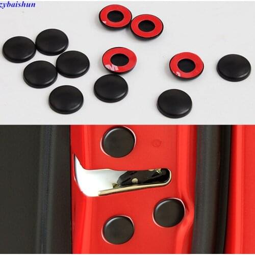 12Pc Car Door Lock Screw Protector Cover Anti-Rust Screws Cap Stickers For Infiniti FX-series Q-series QX-series Coupe EX37 EX2