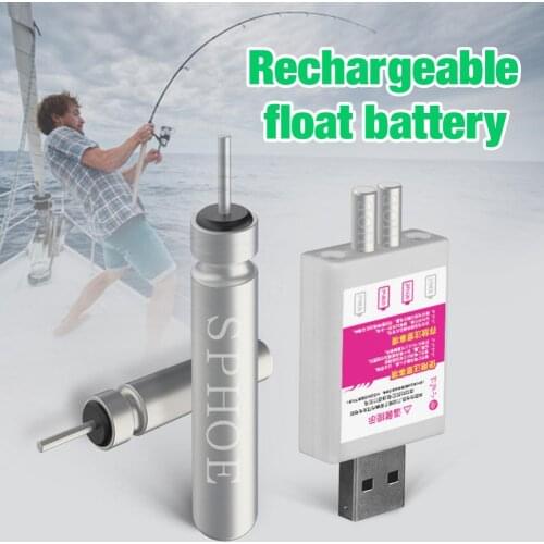 CR425 Rechargeable Battery USB Charger Fishing Float Battery CR425 Rechargeable Battery Electronic Fishing Float Charger