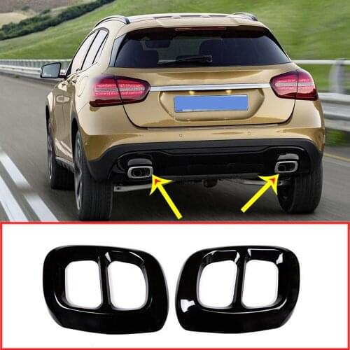 Stainless Steel Exhaust Pipe Decorative Frame for Car Two-wheel Four-wheel Drive Exhaust Pipe Cover Decor Car Exterior Accessory