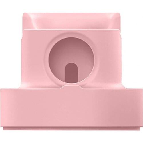 Charger Holder Steady Thickened Base Silicone Wristwatch Phone Earphone Display Stand for iWatch Airpod