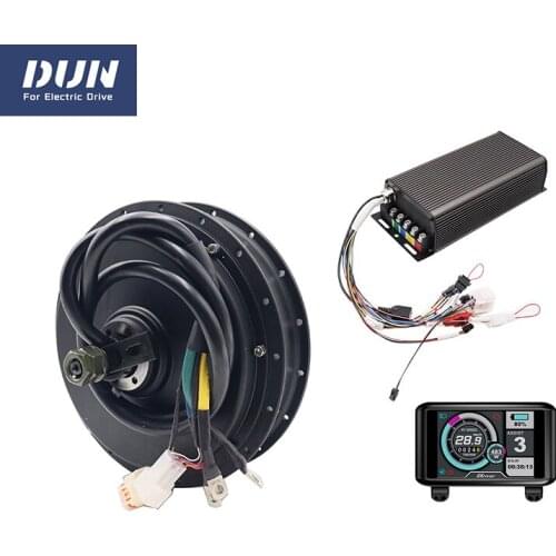 QS Bicycle Spoke Motor Kits with Sabvoton SVMC72150 Controller V2 Cover Colorful UKC1 Display For DIY High Speed Bike