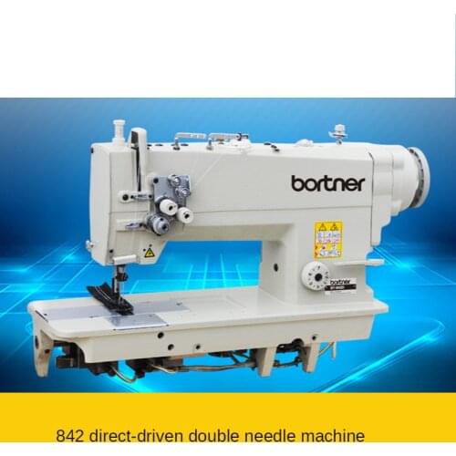 842 Direct Drive Double Needle Machine Large Shuttle Double Needle Lockstitch Sewing Machine 872 Electric Double Needle Car Indu