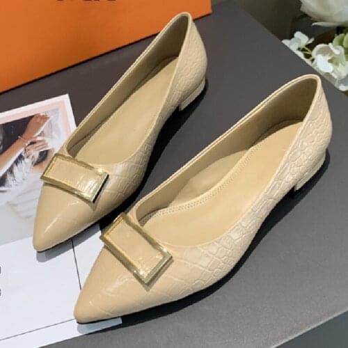 Hemegot Women's Ballet Flats With Heels