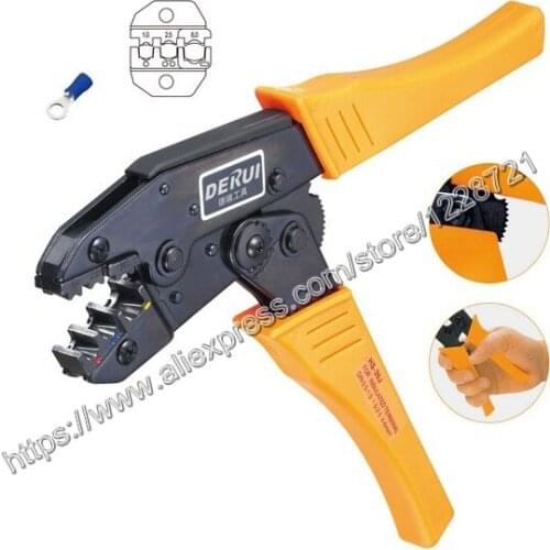 HS-30JC strength-saving mini-typeFor Insulated Terminals crimping plier CRIMPING PLIER 1.0-6.0 mm2 AWG 22-10