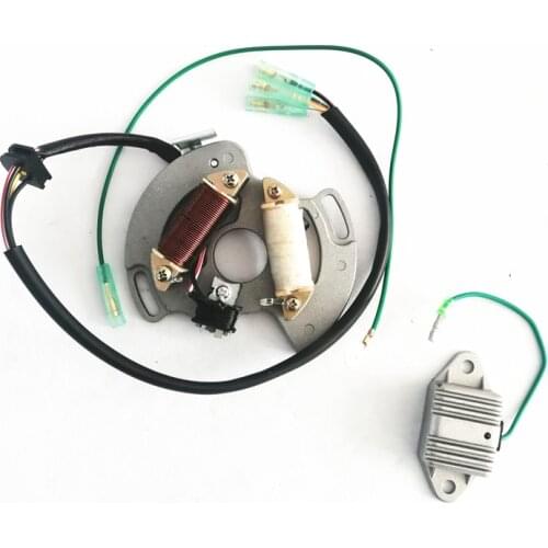 Magneto Generator Engine Stator Coil with Rectifier Regulator for Yamaha Blaster 200 YFS200 2003 2004 2005 2006 Motorcycle Coil