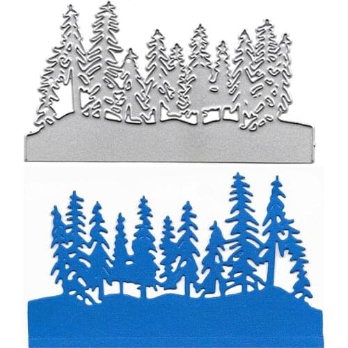 Forest Cutting Dies Scrapbooking Die Cuts For DIY Scrapbook Album Paper Cards Making Decorative Metal Crafts Embossing Folders