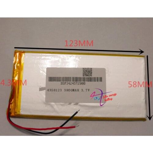 Best battery brand [L096] 3.7V,3800mAH [4358123] PLIB (polymer lithium ion battery) Li-ion battery for tablet pc,power ba