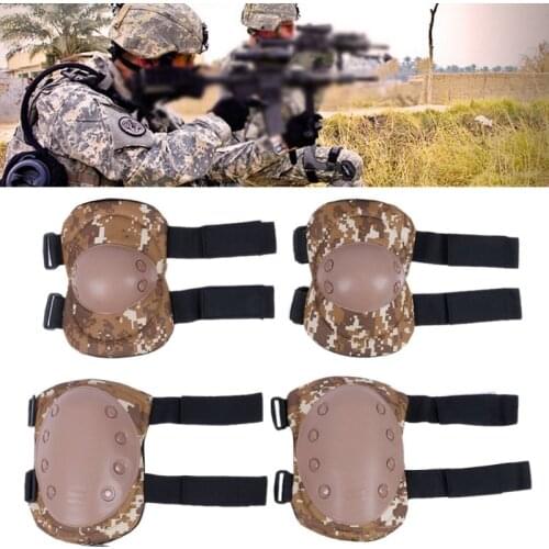 Tactical Combat Protective Gear Set Outdoor CS Professional Gear Sports Military Knee Elbow Protector Enthusiasts