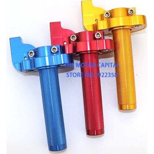 New Throttle Grip Quick Twist Gas throttle handlebar for dirt pit bike 125cc 250cc motorcycle accessories
