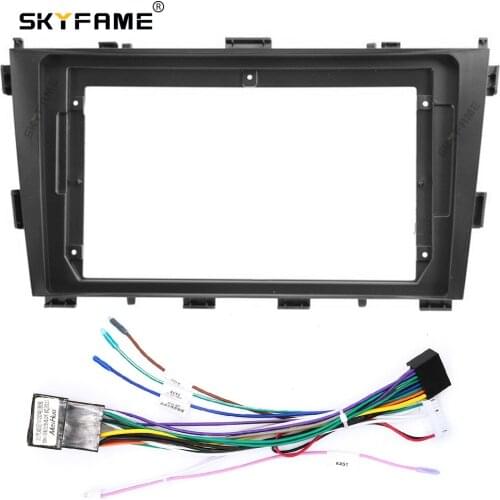 SKYFAME Car Frame Cable For BAIC BEIQI magic speed S3 2014-2016 Android Big Screen Dask Kit Fascia Frame Line