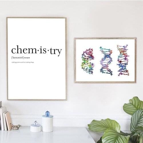 Modern Minimalist Style Chem Is Try Canvas Painting Wall Art Nordic Posters and Prints Wall Pictures for Living Room Decoration