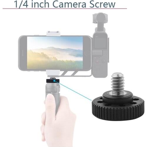 1/5pcs Quick Release PlateThumb Screws Tripod Head Bracket Mount Adapter 1/4 Inch Screw Thread for Sports Camera Accessories