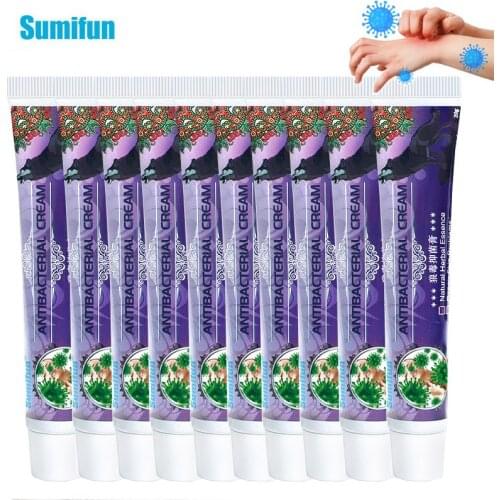 10Pcs Wolf Venom Antipruritic Ointment Treat Psoriasis Dermatitis Eczema Cream Skin Anti Itching Chinese Herbal Medicine Plaster