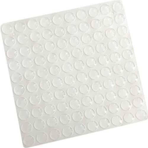 100pcs 8*2mm Cabinet Door Bumpers Rubber Feet Adhesive Bumper Pads Self Stick Bumpers Sound Dampening for Drawers,Glass Tops