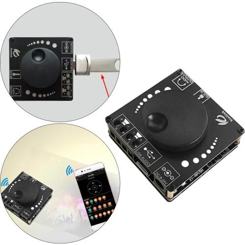 2x20W Stereo Bluetooth 5.0 Audio Amplifier Board AMP Dual Channel Circuit for DIY Sound System