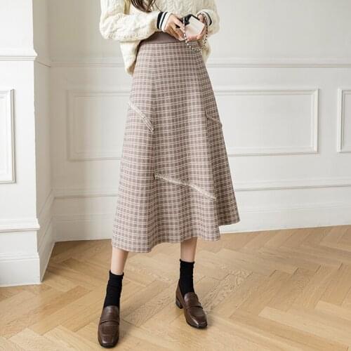 Asymhing Women's Pleated Skirts