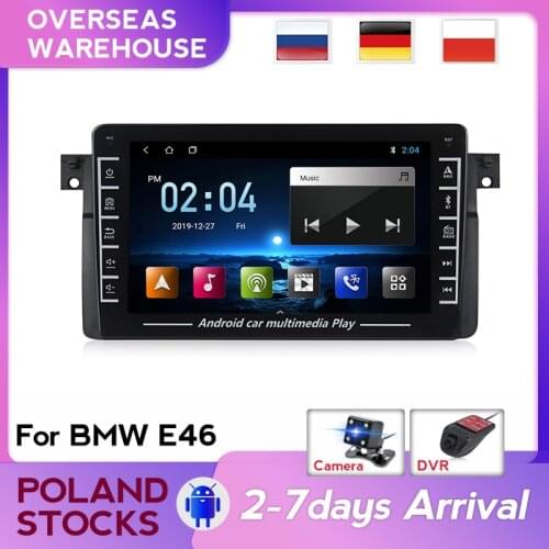 Android System Navigation Auto Radio For BMW 3 E46 Car Player Stereo Series Multimedia 318/320/325/330/335 M3 1998-2005 GPS NAVI
