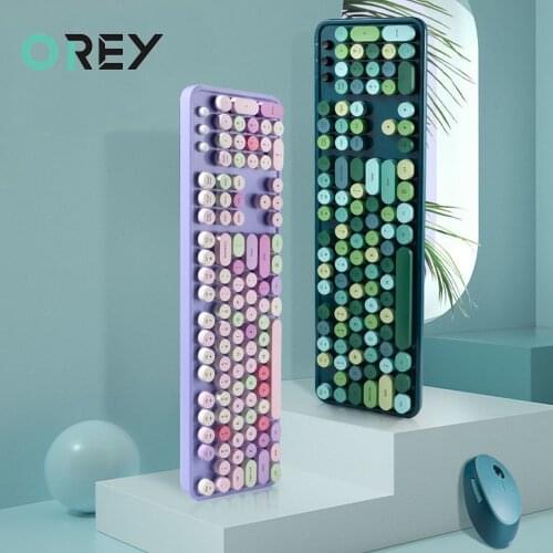 2.4G USB Wireless Keyboard Mouse Combo Silent PC Gaming Keyboard and Mouse Set For Macbook Lenovo Dell Laptop PC Gamer Computer