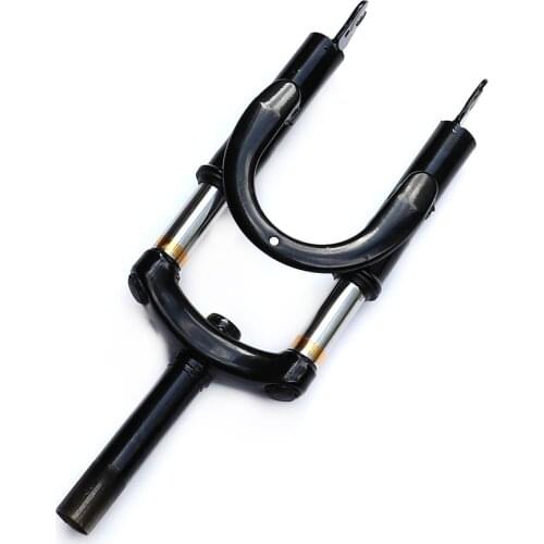 12 inch Front Suspension Fork For Brake Disc Alloy Steel Holder motorcycle MTB Bicycle Electric Scooter Front Tube Shock