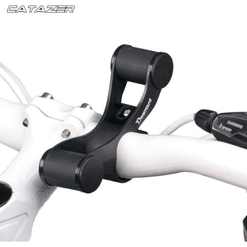 Bicycle Light Holder Speedometer Mount Bracket V-shaped Double Bar Stand Support Holder Bike Handlebar Install Extender