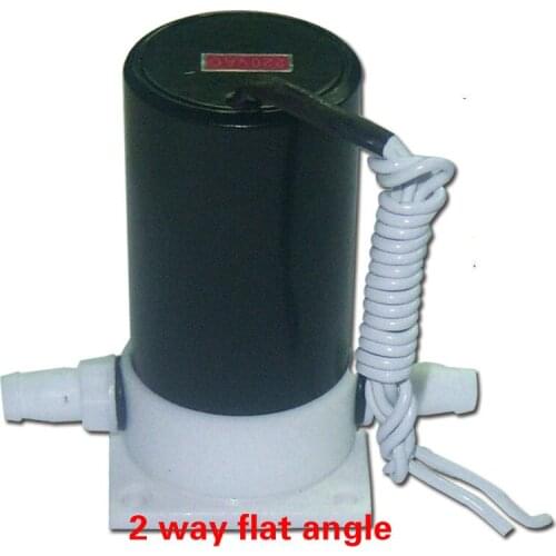 Two Position Three Way Solenoid Valve Small Electric Control Valve m8*1 DC12V DC24V AC220V PTFE electric solenoid valve