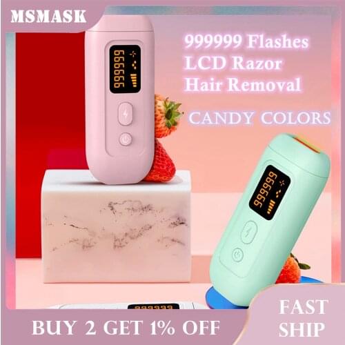 999999 Flashes LCD Razor Painless Hair Removal Epilator Permanent Laser Women Bikini Trimmer Waterproof Face Body Depiladora