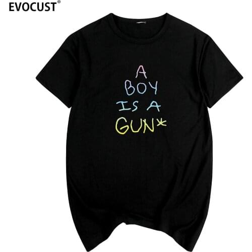 BOY IS A GUN Golf Wang Tyler The Creator T-shirt Cotton Men T shirt New TEE TSHIRT Womens