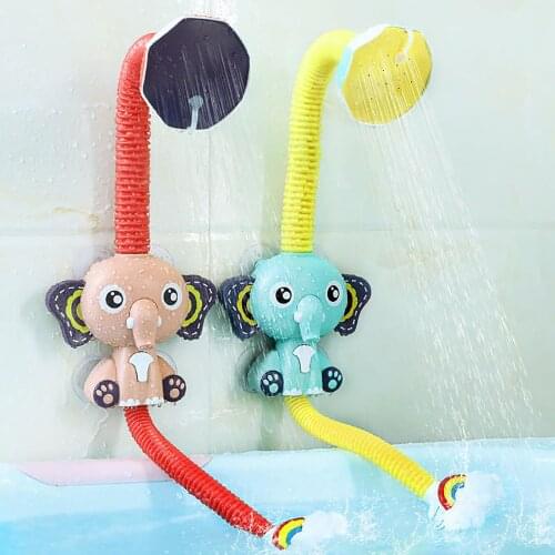 Swimming Water Toys Summer Elephant Water Play Game Baby Bath Toys Bathroom Faucet Shower Electric Water Spray Toys For Children