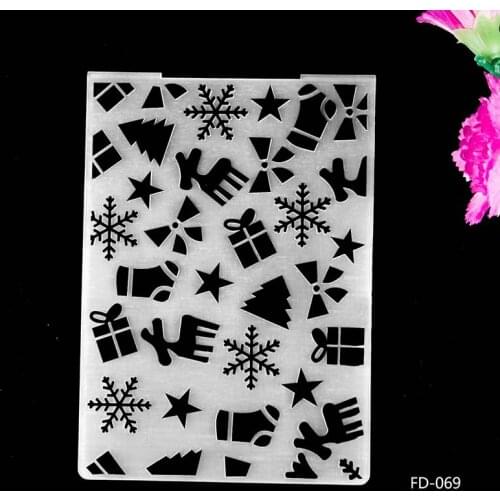 11 Styles Embossing Folders Plastic Scrapbooking For DIY Scrapbook Album Card Decorating Tool Crafts Card Paper Making Decoratio