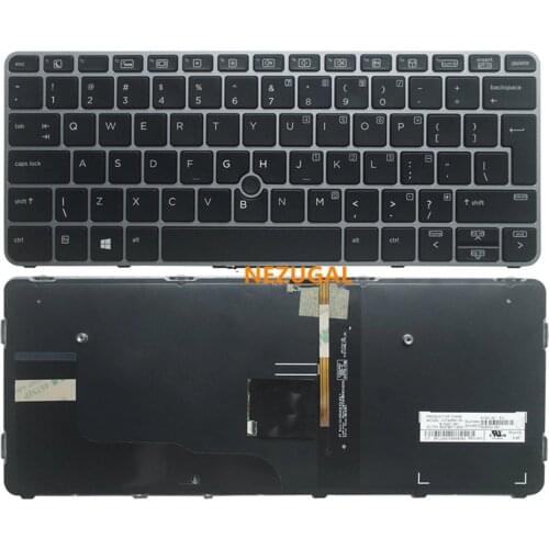 LA layout Backlit keyboard for HP Elitebook 725 G3 828 G3 820 g3 laptop 813302-B71 826631-B71 V151426AK1 6037B0113017