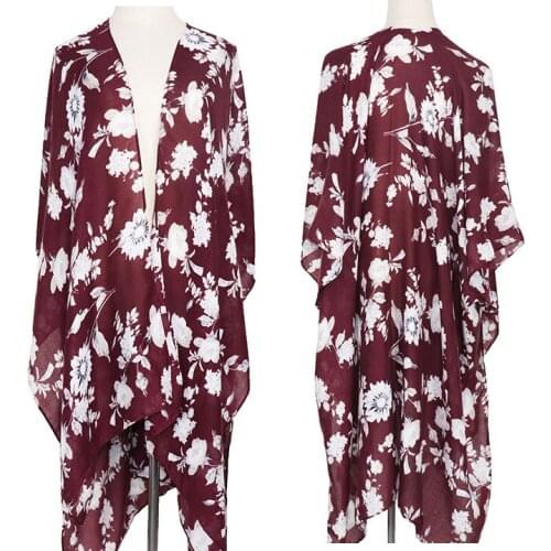 2021 Newest Women Floral Printed Shawls Summer Beach Shawls Wraps 5pcs/lot