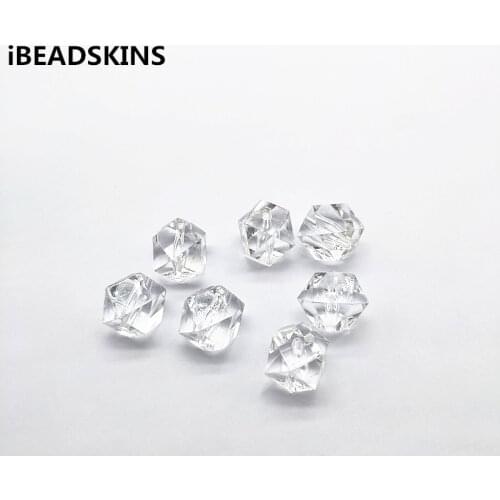 New arrival! 16x14mm 160pcs Clear acrylic Cuboid-shape beads for Necklace,Earrings parts,hand Made Jewelry DIY
