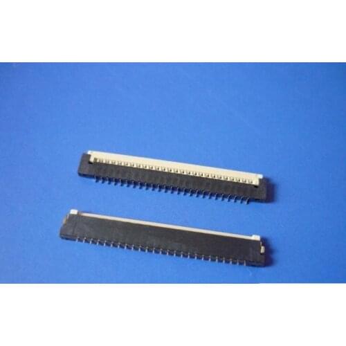 WZSM Free Shipping NEW FFC FPC Flexible Flat Cable Connector Socket 1.0 mm Pitch 24 pin Connector H=1.5mm