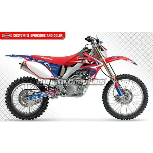 KUNGFU GRAPHICS Dirt Bike Full Wrap Kit for CRF250X 2004 2005 2006 2007 2008 2009 2010 2011 2012 2013 2014 2015 2016