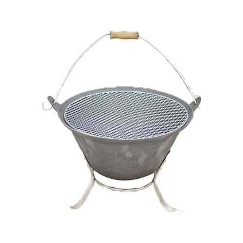Portable cast iron charcoal barbecue grills table bbq grill outdoor household indoor heating stove old type brazier 139