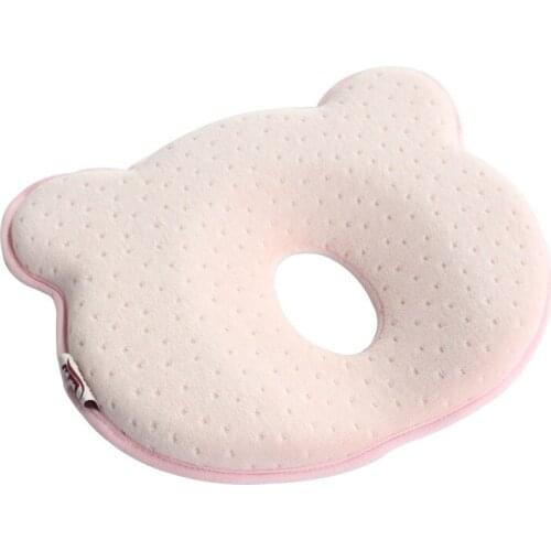 Dropshipping Service 2021 Hot Selling Baby Heads Shaping Pillow Memory Foam Breathable To Prevent Flat Head Ergonomic Popular